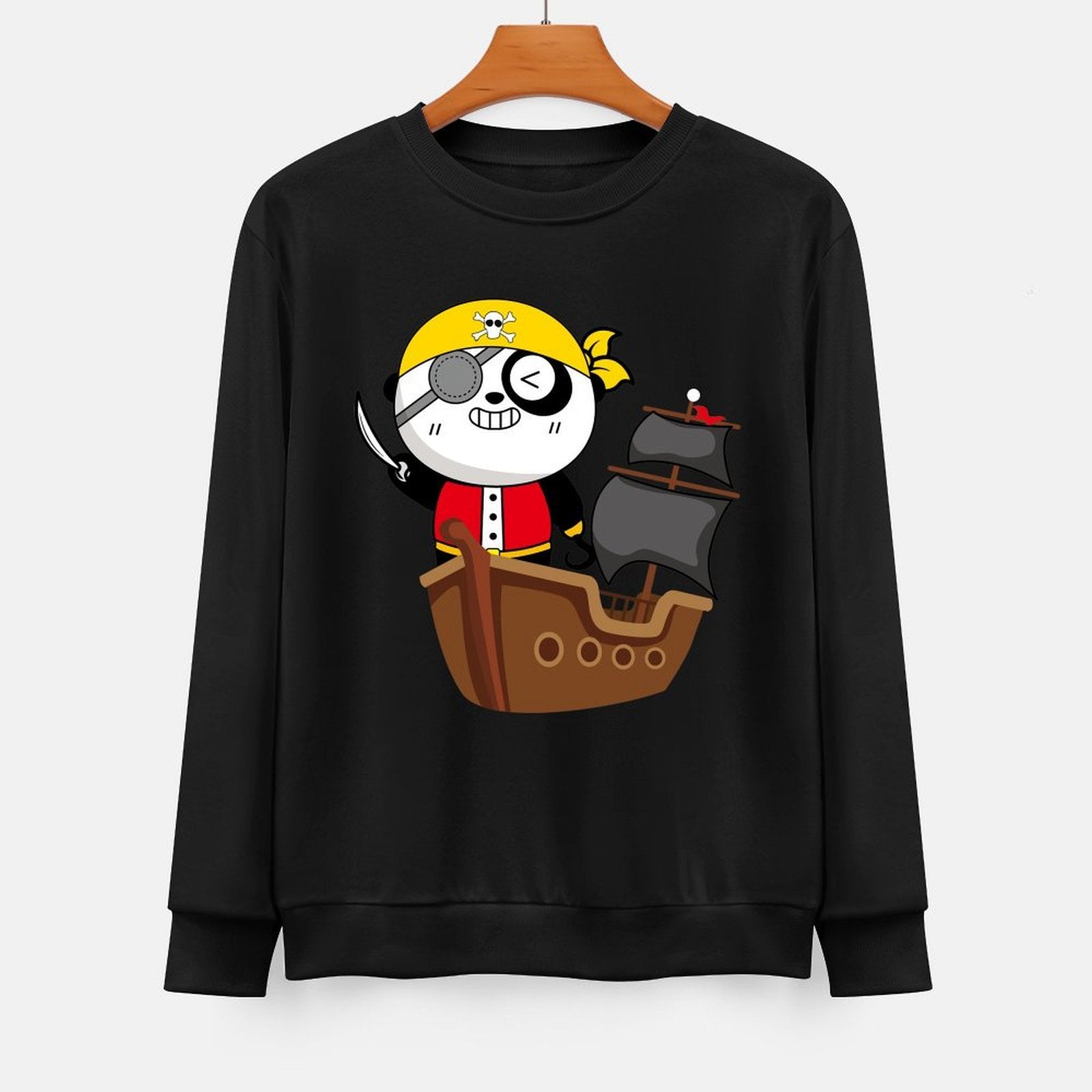 Front Patterned Long Sleeve TopNeat Relaxed Fit